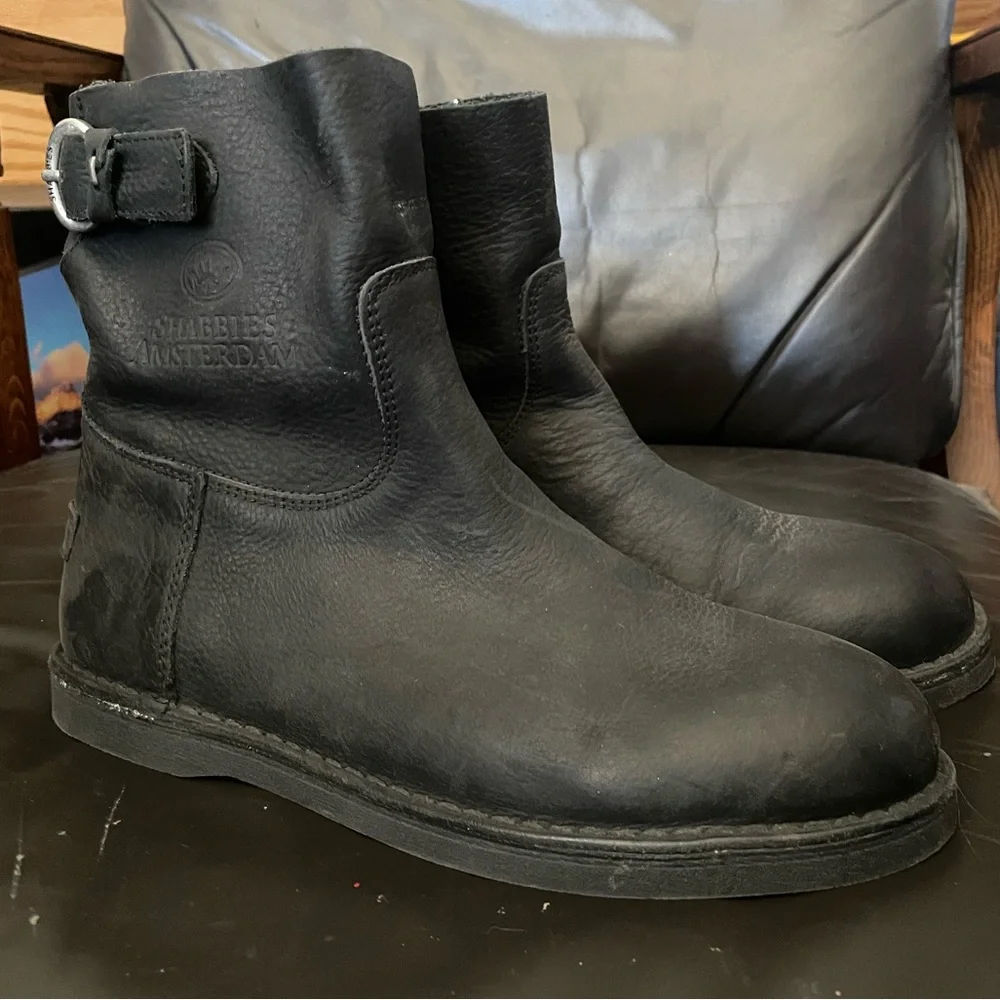 Shabbies Amsterdam Leather Boots - Picture 2 of 6